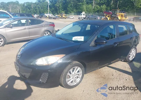2012 Mazda 3 I Touring z USA, uszkodzony, nr VIN JM1BL1L85C153892